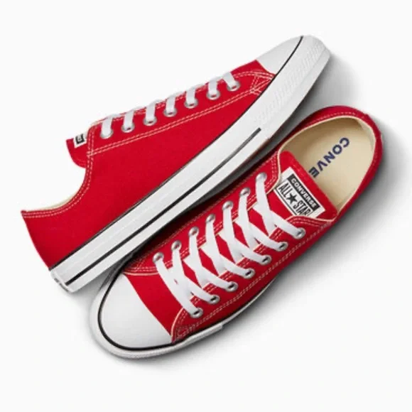 NEW Red Converse Unisex Chuck Taylor All Star Canvas Sneakers Women’s Sz 8.5 - Picture 4 of 7